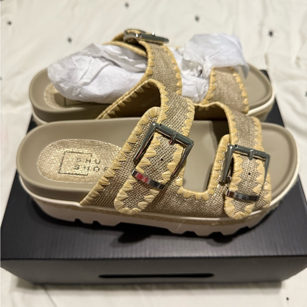 ShuShop Metallic Gold Sandals